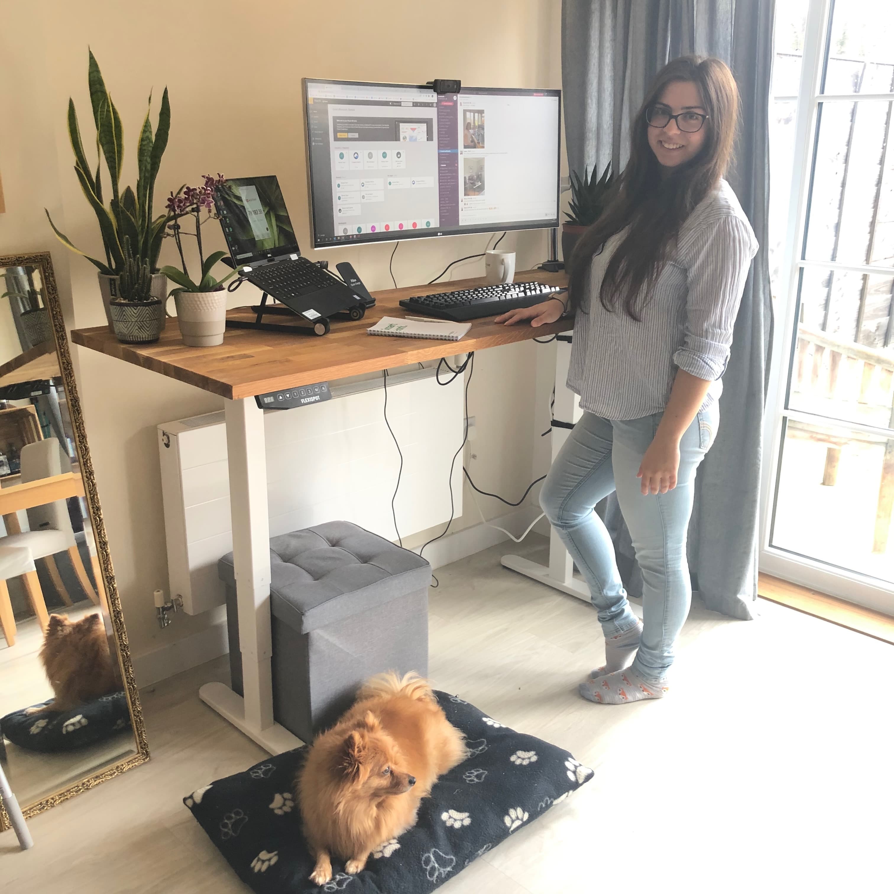 Working from the home office